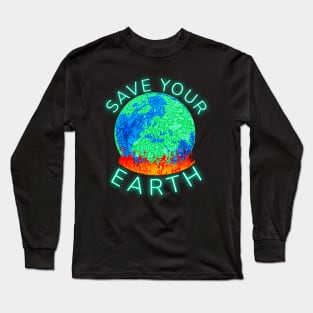 Earth Day Celebration Environmental Activism Long Sleeve T-Shirt
